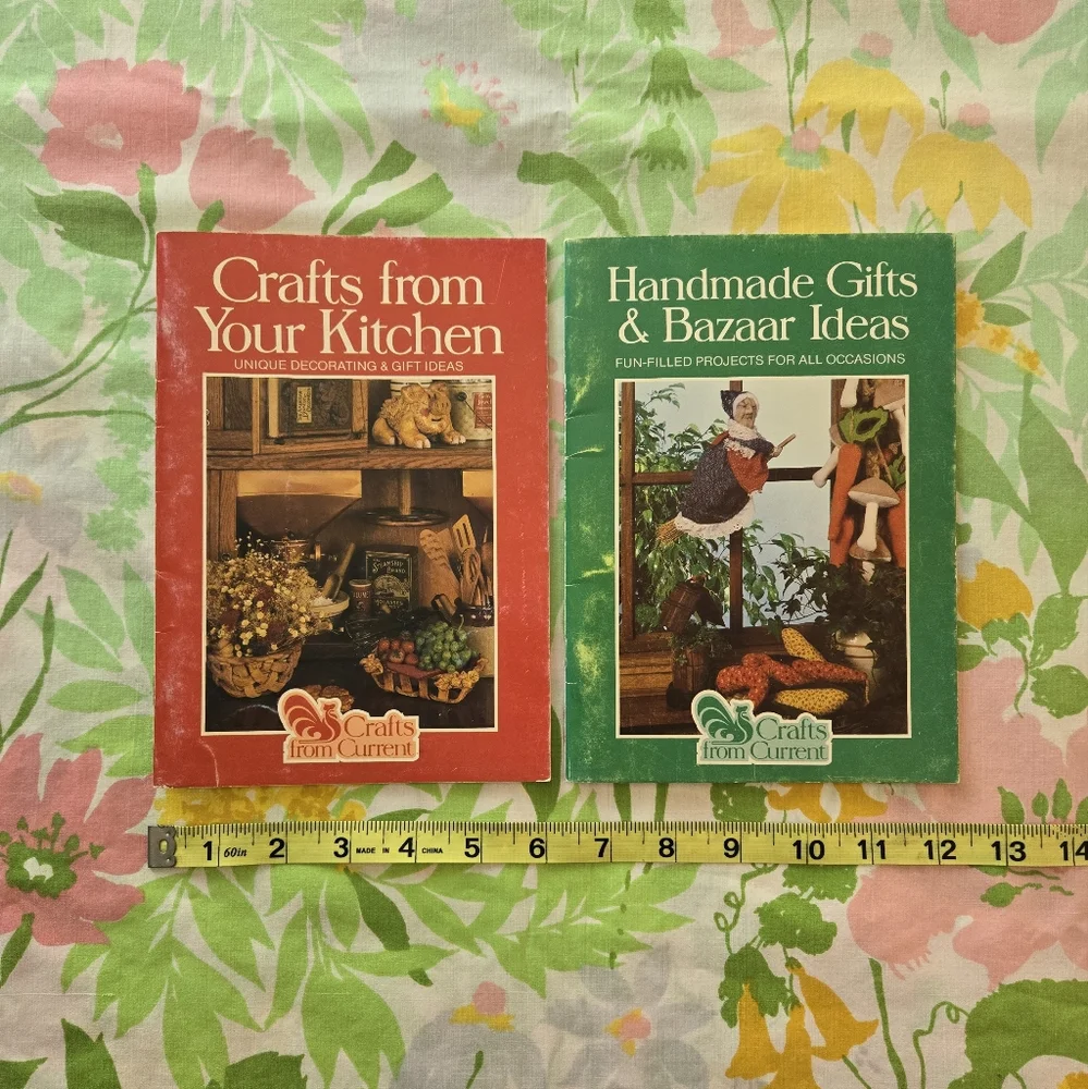 Vintage Craft Pattern Books Lot Of 2